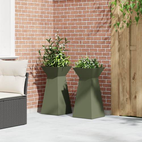 set stalaka za biljke Maslinasta Metal 35 x 35 x 73 cm Cijena