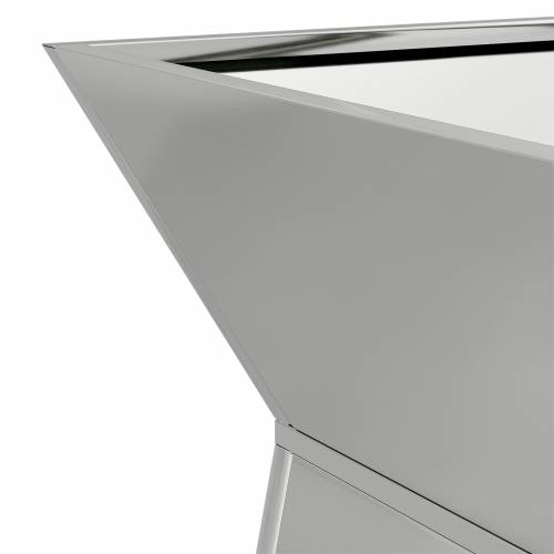 Metalne sadilice Pocinčani čelik 35 x 35 x 73 cm Dekorativni umetci Cijena