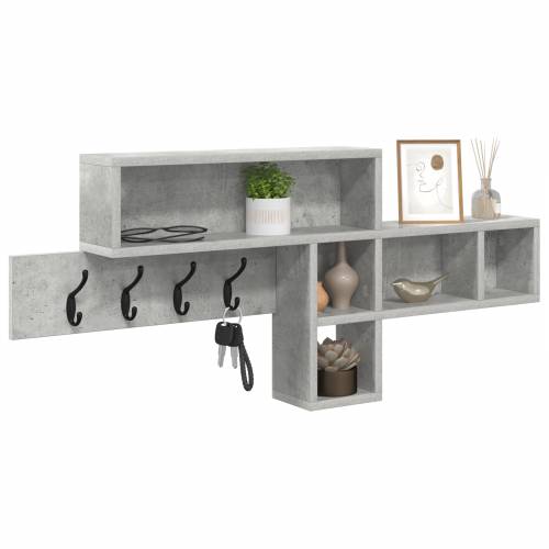 Vješalica za kapute na zidu Betonska siva 100 x 12 x 43.5 cm Cijena
