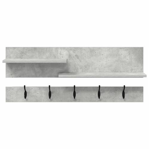 Vješalica za kapute na zidu Beton siva 90 x 15 x 36 cm Cijena