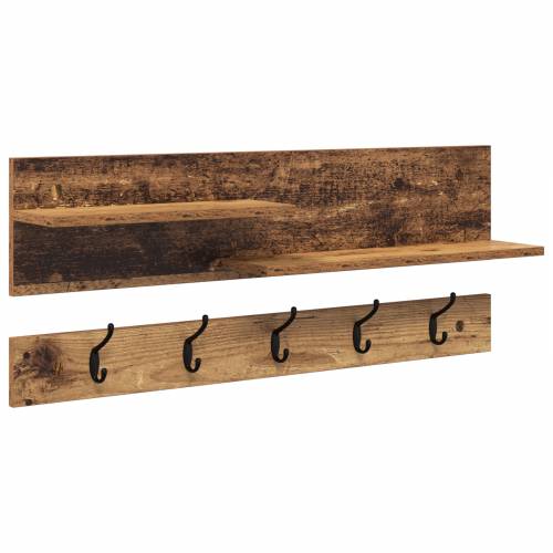 Vješalica za kapute na zidu Staro drvo 90 x 15 x 36 cm Cijena