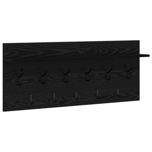 Vješalica za kapute na zidu Crni hrast 100 x 40 x 12 cm Cijena