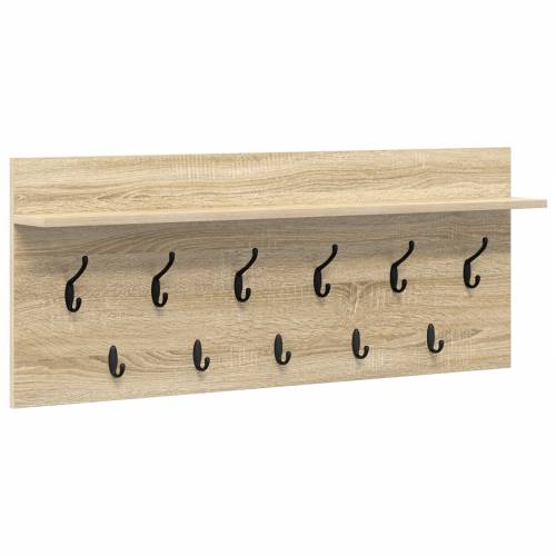 Vješalica za kapute na zidu sonoma hrast 100 x 40 x 12 cm Cijena