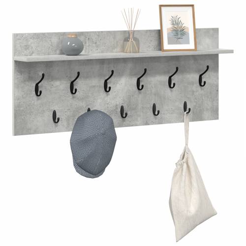 Vješalica za kapute na zidu Beton siva 100 x 40 x 12 cm Cijena