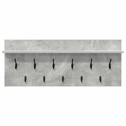 Vješalica za kapute na zidu Beton siva 100 x 40 x 12 cm Cijena