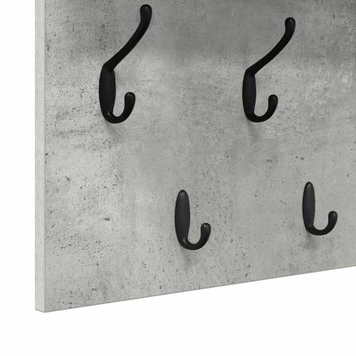 Vješalica za kapute na zidu Beton siva 100 x 40 x 12 cm Cijena