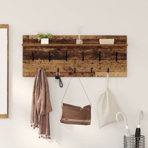 Vješalica za kapute na zidu Staro drvo 100 x 40 x 12 cm Cijena