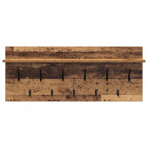 Vješalica za kapute na zidu Staro drvo 100 x 40 x 12 cm Cijena