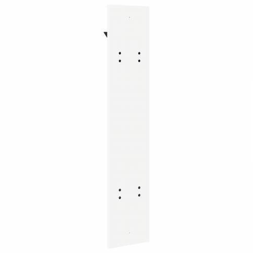 Vješalica za kapute na zidu s pohranom Bijela 20 x 1.5 x 100 cm Cijena