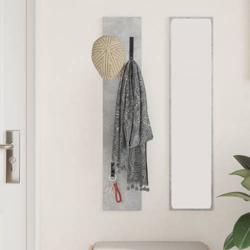Vješalica za kapute na zidu Beton siva 20 x 1.5 x 100 cm Cijena