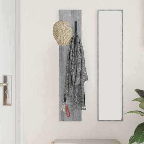 Vješalica za kapute na zidu Sivi hrast sonoma 20 x 1.5 x 100 cm Cijena
