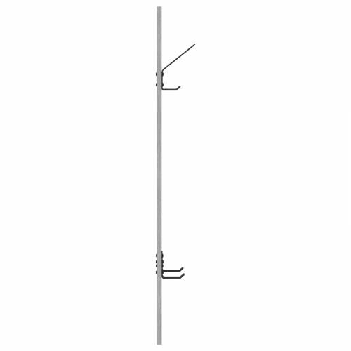 Vješalica za kapute na zidu Sivi hrast sonoma 20 x 1.5 x 100 cm Cijena