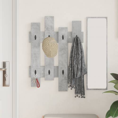 Vješalica za kapute na zidu Betonska siva 60 x 3 x 82 cm Cijena
