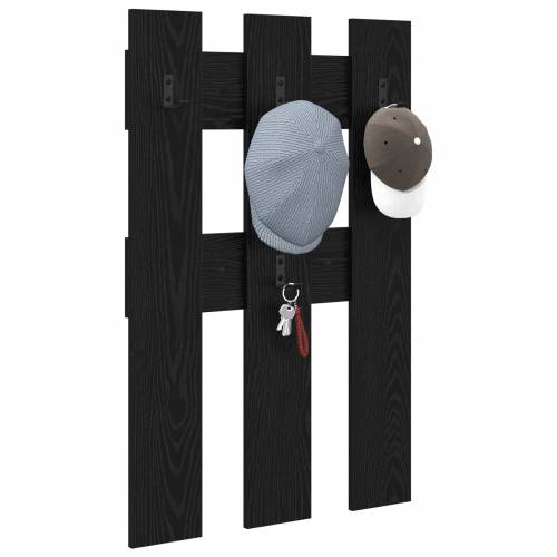Vješalica za kapute na zidu Crni hrast 65 x 3 x 100 cm Cijena