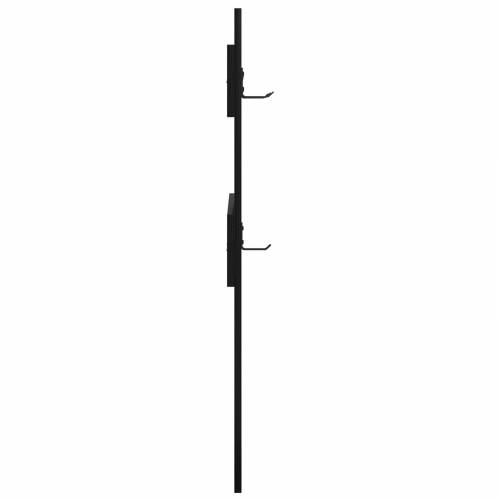 Vješalica za kapute na zidu Crni hrast 65 x 3 x 100 cm Cijena