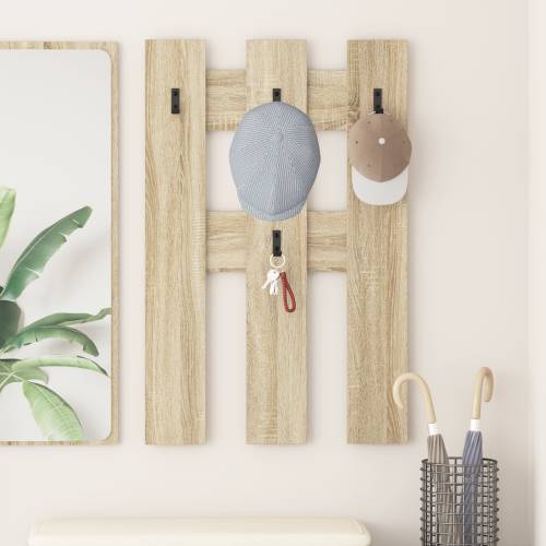 Vješalica za kapute na zidu sonoma hrast 65 x 3 x 100 cm Cijena