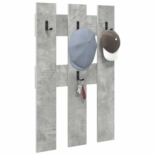Vješalica za kapute na zidu Beton siva 65 x 3 x 100 cm Cijena