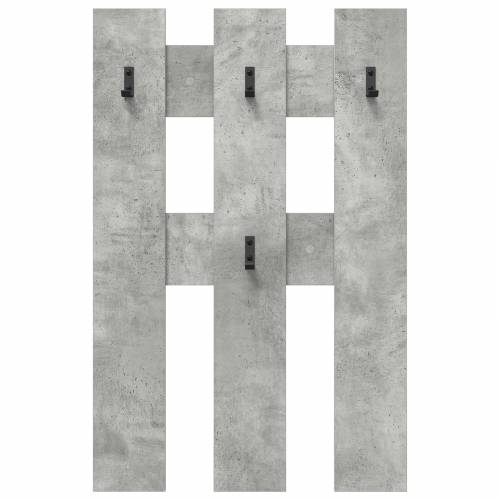Vješalica za kapute na zidu Beton siva 65 x 3 x 100 cm Cijena