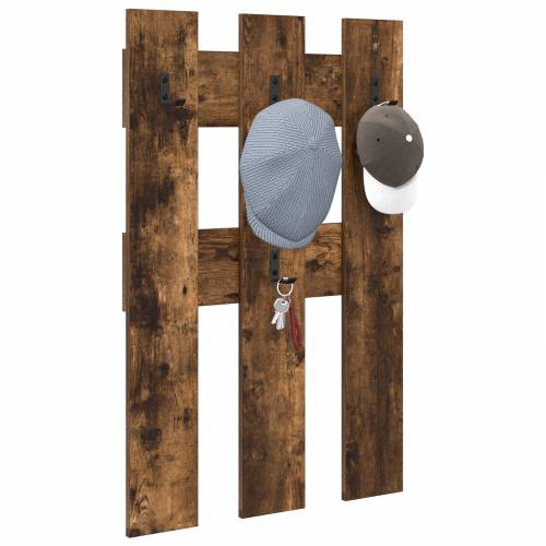 Vješalica za kapute na zidu Dimljeni hrast 65 x 3 x 100 cm Cijena