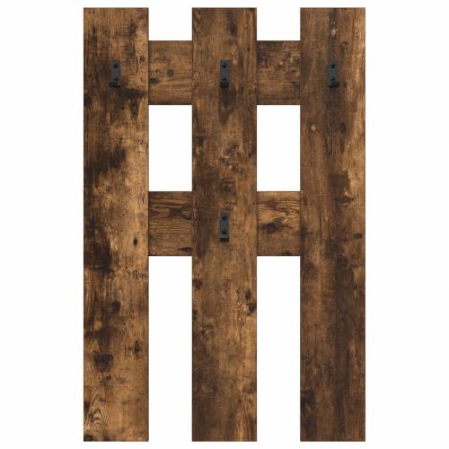 Vješalica za kapute na zidu Dimljeni hrast 65 x 3 x 100 cm Cijena