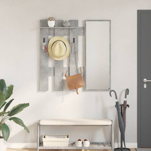 Vješalica za kapute na zidu Betonska siva 100 x 10 x 100 cm Cijena