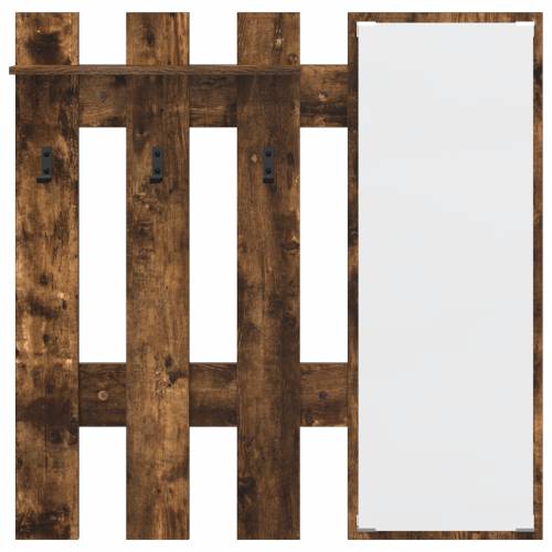 Vješalica za kapute na zidu Dimljeni hrast 100 x 10 x 100 cm Cijena