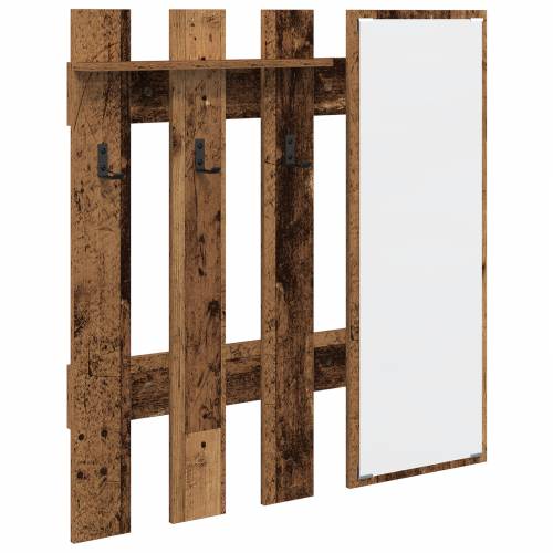 Vješalica za kapute na zidu Staro drvo 100 x 10 x 100 cm Cijena