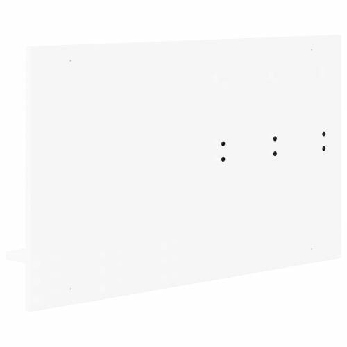 Vješalica za kapute na zidu s policom s pohranom s ogledalom Bijela 90 x 10 x 50 cm Cijena