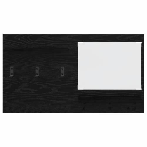 Vješalica za kapute na zidu Crni hrast 90 x 10 x 50 cm Cijena