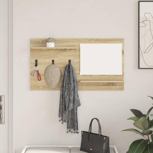 Vješalica za kapute na zidu sonoma hrast 90 x 10 x 50 cm Cijena
