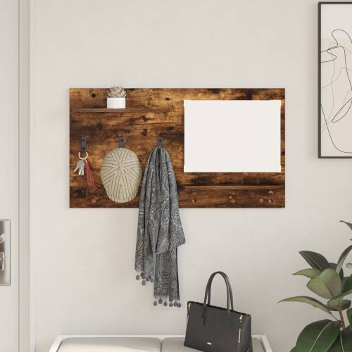 Vješalica za kapute na zidu Dimljeni hrast 90 x 10 x 50 cm Cijena