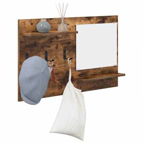 Vješalica za kapute na zidu Dimljeni hrast 90 x 10 x 50 cm Cijena