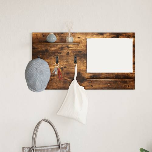 Vješalica za kapute na zidu Dimljeni hrast 90 x 10 x 50 cm Cijena