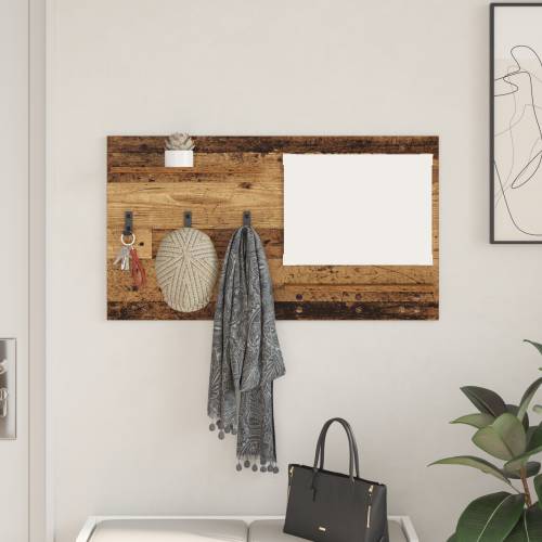 Vješalica za kapute na zidu Staro drvo 90 x 10 x 50 cm Cijena