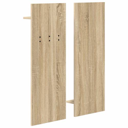 Vješalica za kapute na zidu 70 x 10 x 90 cm Konstruirano drvo Cijena