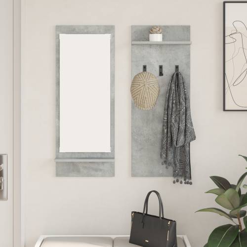 Vješalica za kapute na zidu Betonska siva 70 x 10 x 90 cm Cijena