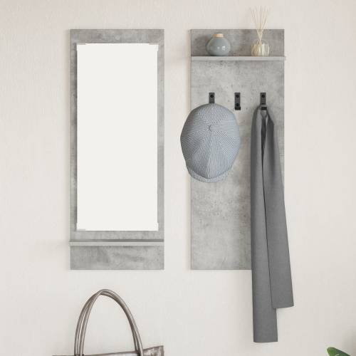 Vješalica za kapute na zidu Betonska siva 70 x 10 x 90 cm Cijena