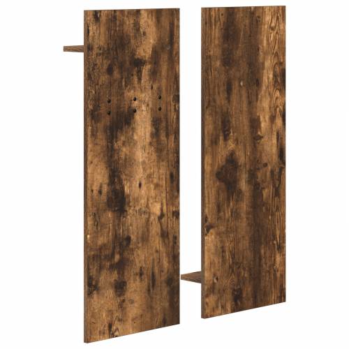 Vješalica za kapute na zidu 70 x 10 x 90 cm Konstruirano drvo Cijena