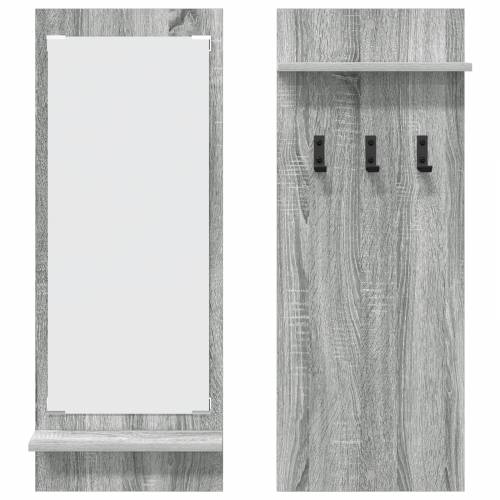 Vješalica za kapute na zidu 70 x 10 x 90 cm Konstruirano drvo Cijena