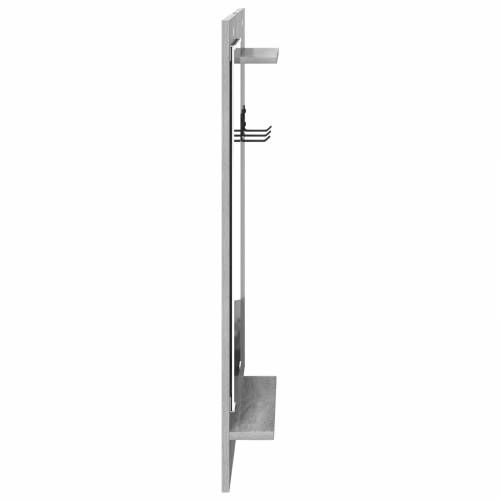 Vješalica za kapute na zidu 70 x 10 x 90 cm Konstruirano drvo Cijena