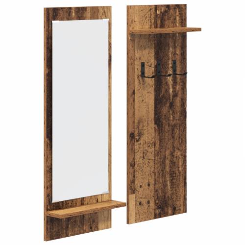Vješalica za kapute na zidu Staro drvo 70 x 10 x 90 cm Cijena