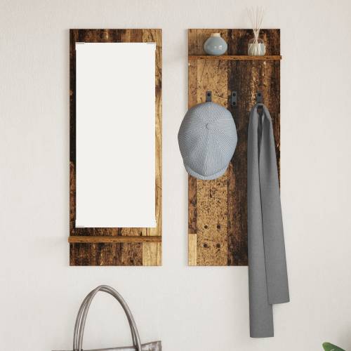 Vješalica za kapute na zidu Staro drvo 70 x 10 x 90 cm Cijena