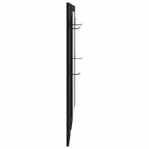Vješalica za kapute na zidu Crni hrast 96 x 1.5 x 90 cm Cijena