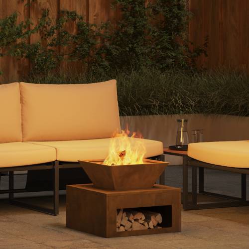 Vatra 50 x 50 x 40 cm Corten čelik Cijena