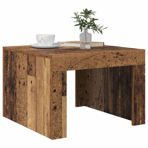 Stolić za kavu Staro drvo 50 x 50 x 35 cm Konstruirano drvo Cijena