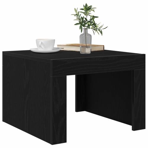 Stolić za kavu Crni hrast 50 x 50 x 35 cm Konstruirano drvo Cijena