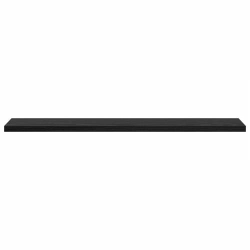 Police za knjige - 4 komada u crnom hrastu, 60x10x1.5 cm - Napravljene od konstruiranog drva Cijena