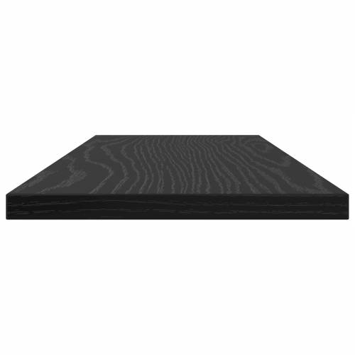 Crna Hrastova Knjigovodstvena Polica - Set od 4, 60x20x1,5 cm, Napravljena od inženjerskog drveta Cijena