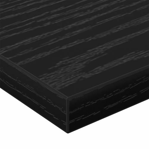 Crna Hrastova Knjigovodstvena Polica - Set od 4, 60x20x1,5 cm, Napravljena od inženjerskog drveta Cijena