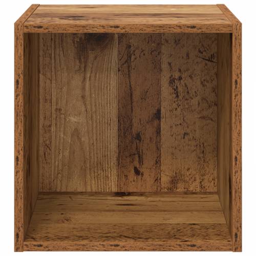 Zidni Ormari 2 Pakiranja - Staro Drvo - 37 x 37 x 37 cm - Inženjersko Drvo Cijena
